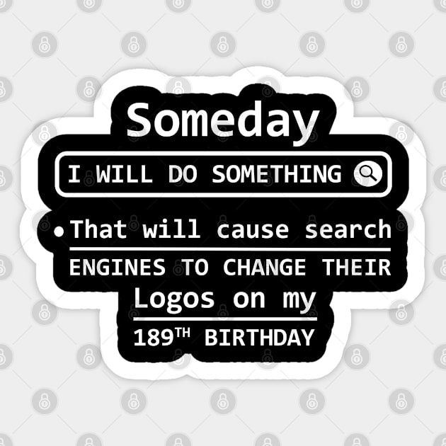 Search Engine My Birthday Sticker by CrissWild